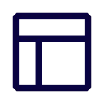 Layout 1 SVG Icon